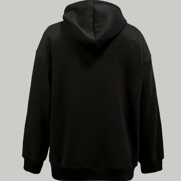 EUC Spike Red Bottoms Fleece Pullover Hoodie - Picture 2 of 5